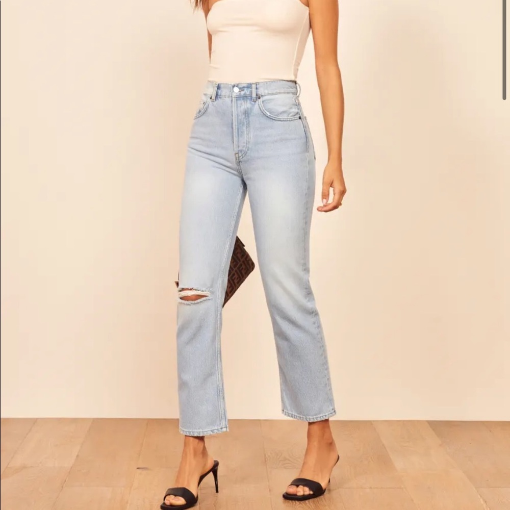 REFORMATION STRAIGHT LEG JEAN
